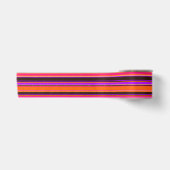 Sinaasappel, magenta en Paarse gestreepte lint (Voorkant)