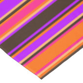 Sinaasappel, magenta en Paarse tafelkleed (Gekanteld)