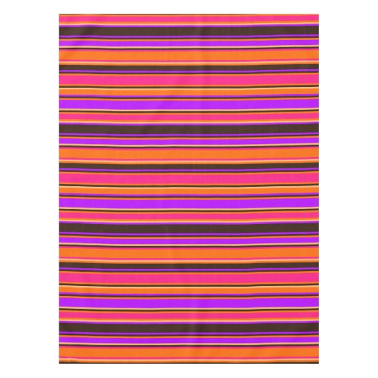 Sinaasappel, magenta en Paarse tafelkleed (Voorkant)