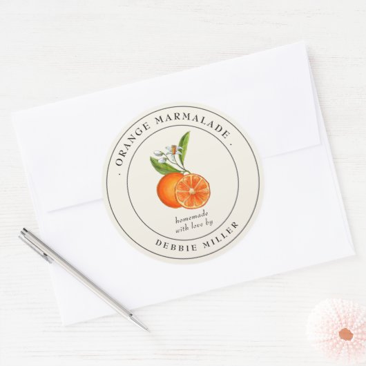  Sinaasappel Marmalade Canning Jar Label (Envelop)