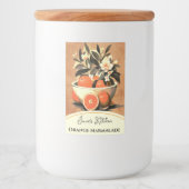  Sinaasappel Marmalade Canning Jar Voedselcontainer Etiket (Voorkant)