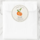 Sinaasappel Marmalade Zelfgemaakte Jam Jar Ronde Sticker (Tas)