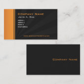 Sinaasappel met grijze barst visitekaartje (Voorkant / Achterkant)