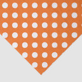 Sinaasappel met het Witte Papieren zakdoekje van Tissuepapier (Detail)