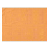 Sinaasappel met Paarse Dash Pattern Tablecloth Tafelkleed (Voorkant (Horizontaal))
