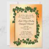 Sinaasappel met uitnodiging tot het huwelijk (Voorkant)