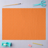 Sinaasappel Met Witte Stippen Tissuepapier (Craft)