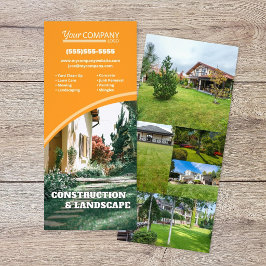 Sinaasappel, modern afgeronde gebogen ontwerp, fot reclamekaart