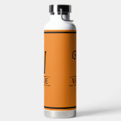 Sinaasappel Monogram Waterfles (Links)