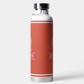 Sinaasappel Monogram Waterfles (Rechts)