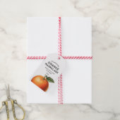 Sinaasappel moutermade recept voorraadkast cadeaulabel (Met Touw)