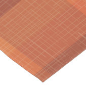 Sinaasappel najaar Herfst Pset Tartan Korte Tafelloper (Hoek)