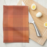 Sinaasappel najaar Herfst Pset Tartan Theedoek<br><div class="desc">Sinaasappel najaar Herfst Pset Tartan</div>