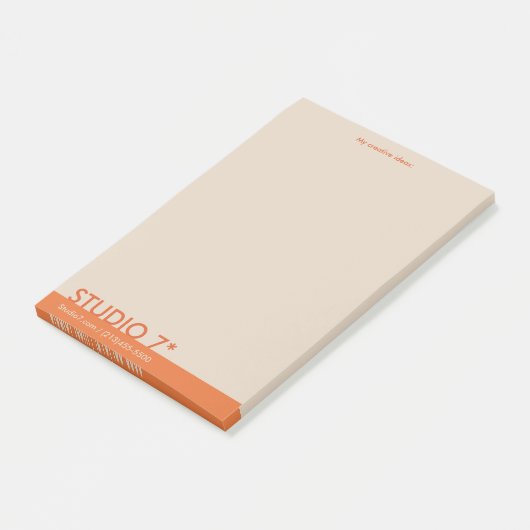 Sinaasappel - Natuurlijke reeks Post-it® Notes (Schuin)