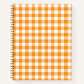Sinaasappel Notitieboek Gingham (Voorkant)