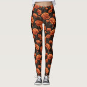 Sinaasappel Oefening Anjer Fantasie Vakantie Cadea Leggings (Voorkant)