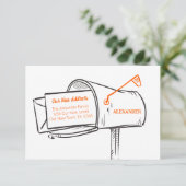 Sinaasappel Onze nieuwe adresmailbox verplaatsen (Staand voorkant)