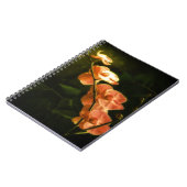 Sinaasappel Orchidee Notitieboek (Linkerzijde)