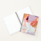 SINAASAPPEL & PAARSE | Abstracte kunst gepersonali Notitieboek (Binnen)