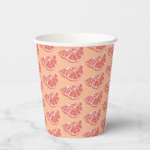Sinaasappel Papieren Bekers (Achterkant)