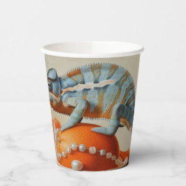 Sinaasappel - Papieren kopjes Maat 236ml Papieren  Bekers