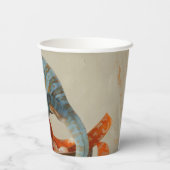 Sinaasappel - Papieren kopjes Maat 236ml Papieren Papieren Bekers (Achterkant)