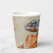 Sinaasappel - Papieren kopjes Maat 236ml Papieren Papieren Bekers (Voorkant)