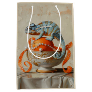 Sinaasappel - Papieren tas Medium Cadeauzakje