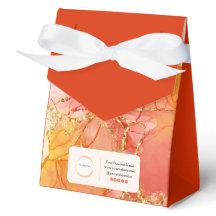 Sinaasappel Peach Gold Marble Small Business