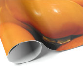 Sinaasappel Persimmon Fruits, vers Cadeaupapier (Rol Hoek)