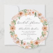 Sinaasappel Perzikknollen Botanisch Vrijgezellenfe Kaart (Voorkant)