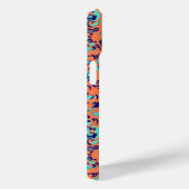 Sinaasappel Perzisch Patroon Case-Mate iPhone Case (Achterkant / Rechts)