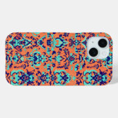 Sinaasappel Perzisch Patroon Case-Mate iPhone Case (Achterkant (horizontaal))
