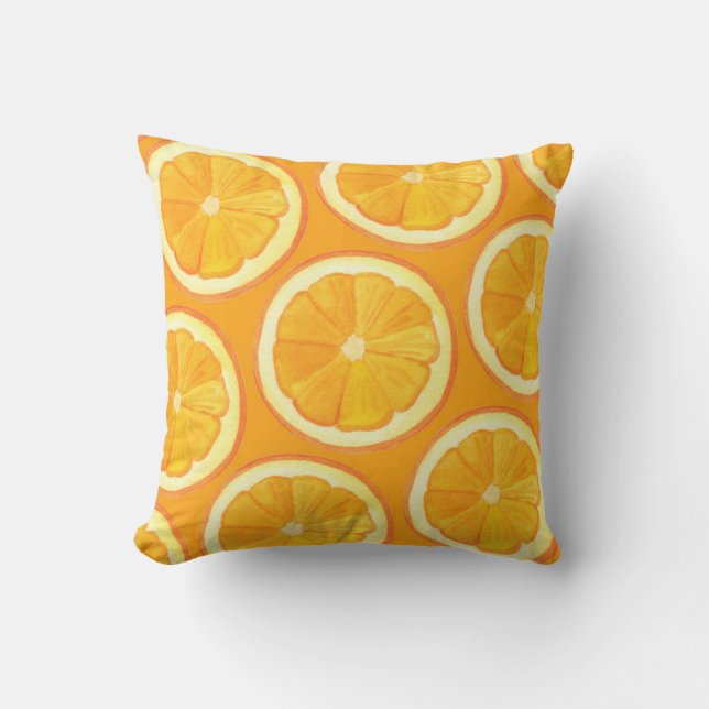 Sinaasappel - Pillow Kussen (Voorkant)