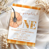 Sinaasappel Plaid Onze kleine pompoen draait er ee Kaart