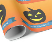 Sinaasappel pompoen cadeaupapier (Rol Hoek)