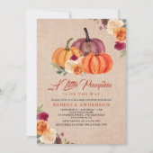 Sinaasappel pompoen, gebrand kaart (Voorkant)