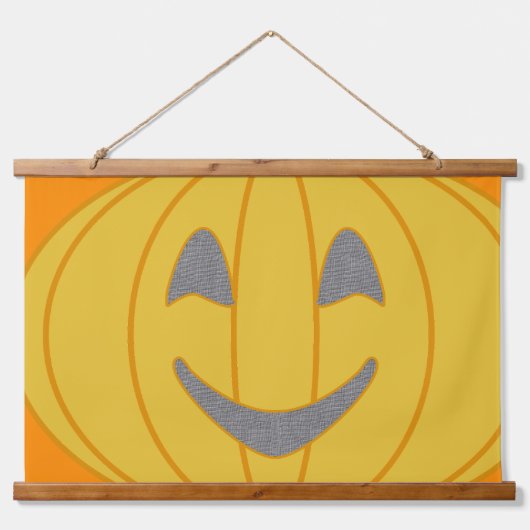 Sinaasappel pompoen hangend wandkleed (Voorkant 3)