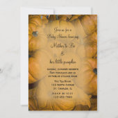 Sinaasappel pompoenen Baby shower Kaart (Voorkant)