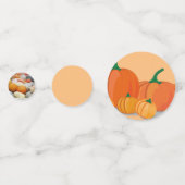 Sinaasappel pompoenen confetti (Voorkanten)