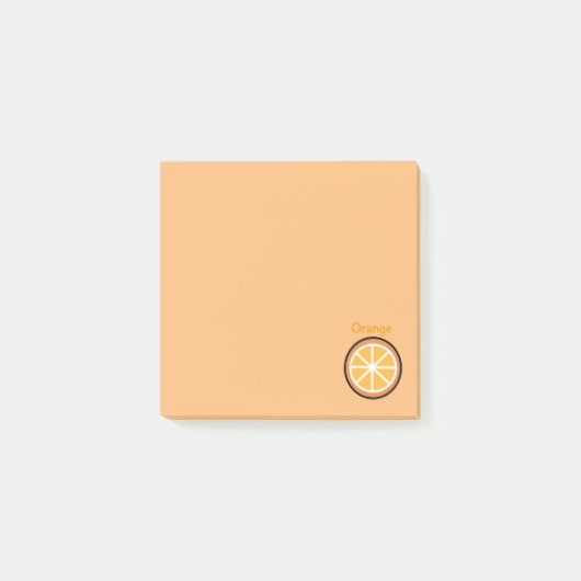 Sinaasappel Post-it® Notes (Voorkant)