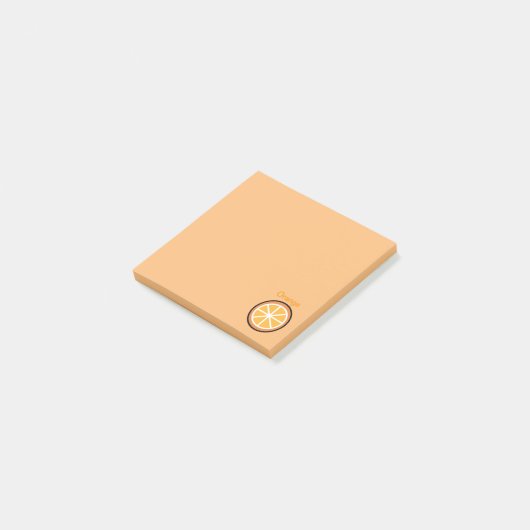 Sinaasappel Post-it® Notes (Schuin)