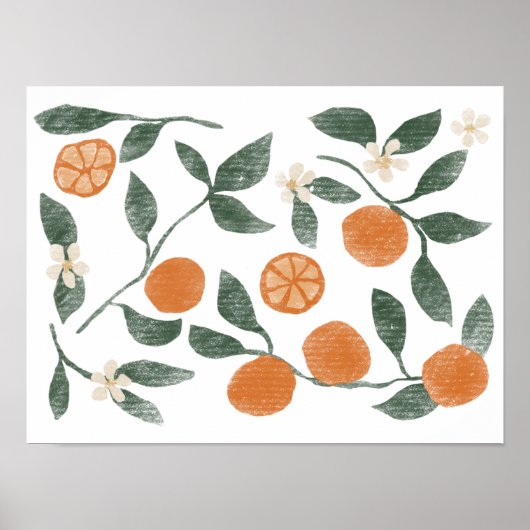 Sinaasappel Poster (Voorkant)