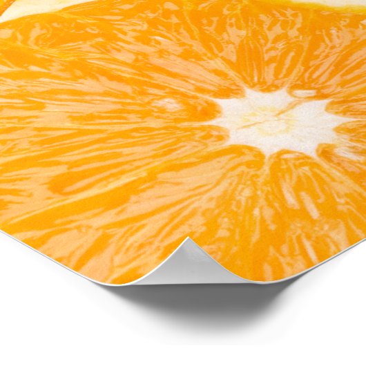 Sinaasappel poster (Hoek)