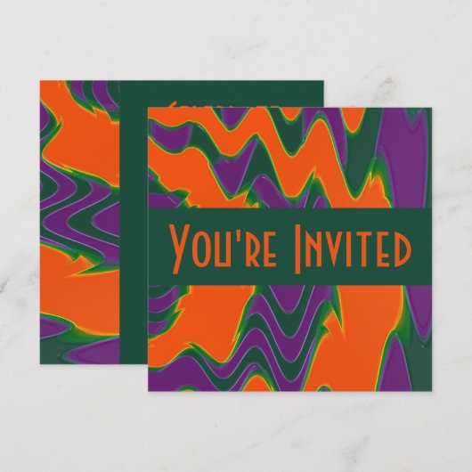 sinaasappel pupil kaart (Voorkant / Achterkant)