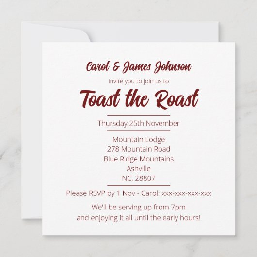 Sinaasappel Retro Thanksgiving Kaart (Achterkant)