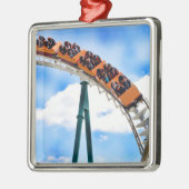 Sinaasappel Roller-Onderzetter Metalen Ornament (Links)