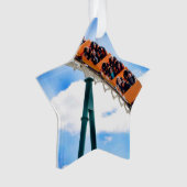 Sinaasappel Roller-Onderzetter Ornament (voorkant)