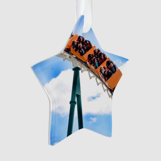 Sinaasappel Roller-Onderzetter Ornament (voorkant)