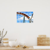 Sinaasappel Roller-Onderzetter Poster (Keuken)